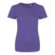 JT001F tri-blend Női rövid ujjú póló Just Ts, Heather Purple-M