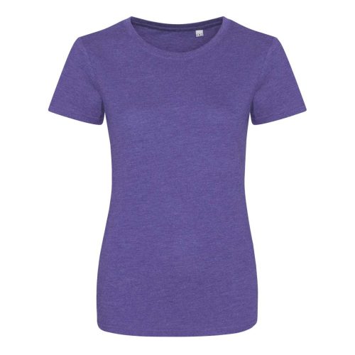 JT001F tri-blend Női rövid ujjú póló Just Ts, Heather Purple-XS