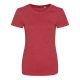 JT001F tri-blend Női rövid ujjú póló Just Ts, Heather Red-L