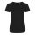 JT001F tri-blend Női rövid ujjú póló Just Ts, Solid Black-L