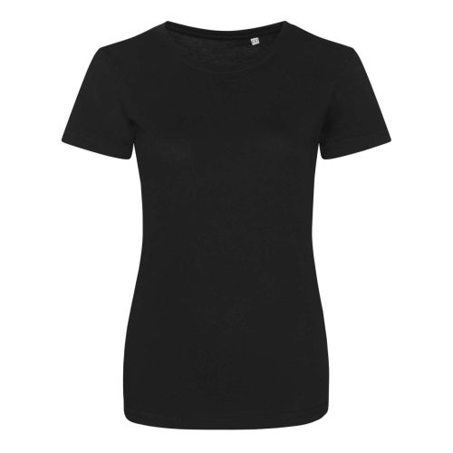 JT001F tri-blend Női rövid ujjú póló Just Ts, Solid Black-L