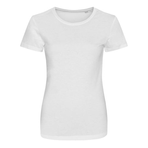 JT001F tri-blend Női rövid ujjú póló Just Ts, Solid White-XS