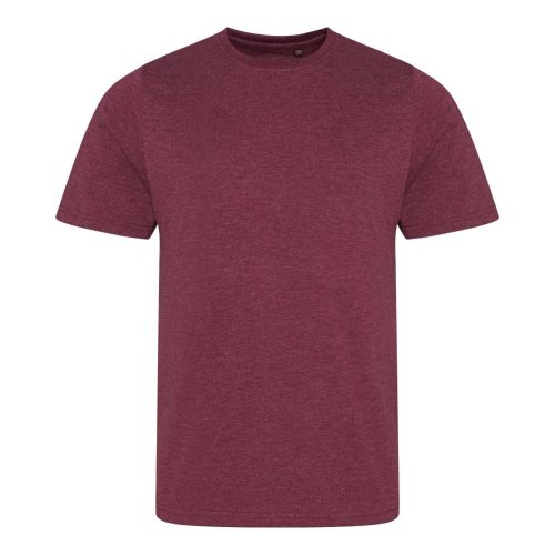 JT001 tri-blend rövid ujjú férfi póló Just Ts, Heather Burgundy-3XL