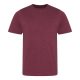 JT001 tri-blend rövid ujjú férfi póló Just Ts, Heather Burgundy-3XL