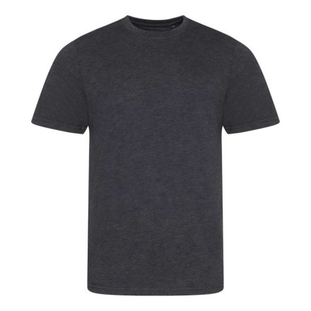 JT001 tri-blend rövid ujjú férfi póló Just Ts, Heather Charcoal-S