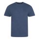 JT001 tri-blend rövid ujjú férfi póló Just Ts, Heather Navy-XL