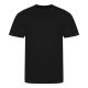 JT001 tri-blend rövid ujjú férfi póló Just Ts, Solid Black-2XL