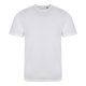 JT001 tri-blend rövid ujjú férfi póló Just Ts, Solid White-2XL