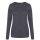 JT002F tri-blend Női hosszú ujjú póló Just Ts, Heather Charcoal-L