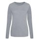 JT002F tri-blend Női hosszú ujjú póló Just Ts, Heather Grey-L