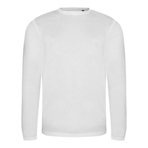 JT002 tri-blend hosszú ujjú férfi póló Just Ts, Solid White-M