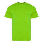 JT004 electric tri-blend rövid ujjú unisex póló Just Ts, Electric Green-2XL