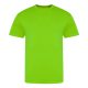 JT004 electric tri-blend rövid ujjú unisex póló Just Ts, Electric Green-2XL