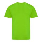 JT004 electric tri-blend rövid ujjú unisex póló Just Ts, Electric Green-2XL