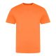 JT004 electric tri-blend rövid ujjú unisex póló Just Ts, Electric Orange-2XL