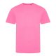 JT004 electric tri-blend rövid ujjú unisex póló Just Ts, Electric Pink-2XL