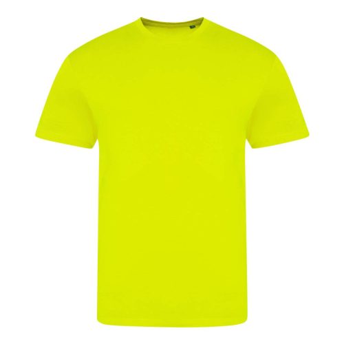 JT004 electric tri-blend rövid ujjú unisex póló Just Ts, Electric Yellow-2XL