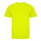 JT004 electric tri-blend rövid ujjú unisex póló Just Ts, Electric Yellow-2XL