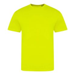   JT004 electric tri-blend rövid ujjú unisex póló Just Ts, Electric Yellow-S