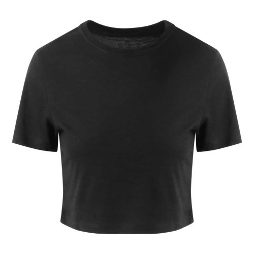 JT006 tri-blend rövid fazonú Női póló Just Ts, Solid Black-XS