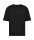 JT009 rövd ujjú bő szabású unisex póló Just Ts, Deep Black-S