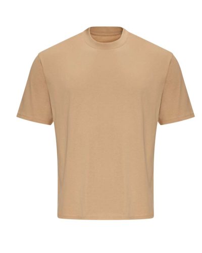 JT009 rövd ujjú bő szabású unisex póló Just Ts, Desert Sand-2XL