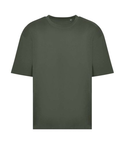 JT009 rövd ujjú bő szabású unisex póló Just Ts, Earthy Green-2XL