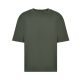 JT009 rövd ujjú bő szabású unisex póló Just Ts, Earthy Green-2XL