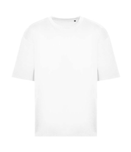 JT009 rövd ujjú bő szabású unisex póló Just Ts, White-L