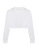 JT016 rövid derekú hosszú ujjú Női póló Just Ts, Solid White-L