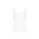 JT017 laza szabású Női ujjatlan póló-trikó Just Ts, Solid White-M