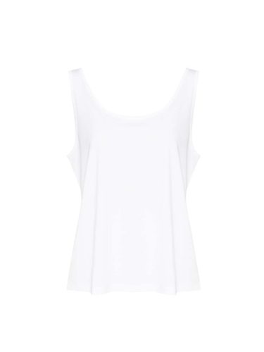 JT017 laza szabású Női ujjatlan póló-trikó Just Ts, Solid White-XS