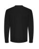 JT019 bő szabású unisex hosszú ujjú póló Just Ts, Deep Black-2XL