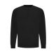 JT019 bő szabású unisex hosszú ujjú póló Just Ts, Deep Black-S