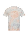 JT022 batikolt egyedi mintás unisex rövid ujjú póló Just Ts, Grey Pink Marble-2XL