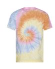 JT022 batikolt egyedi mintás unisex rövid ujjú póló Just Ts, Tie-Dye Swirl-2XL