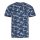 JT034 terepmintás unisex rövid ujjú póló Just Ts, Blue Camo-L