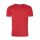 JT099 mosott hatású unisex rövid ujjú póló Just Ts, Washed Fire Red-XS