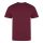 JT100 rövid ujjú unisex környakas póló Just Ts, Burgundy-2XL