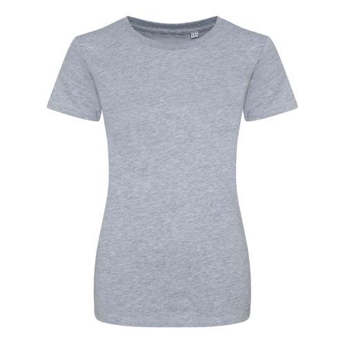 JT100F rövid ujjú Női kereknyakú póló Just Ts, Heather Grey-2XL