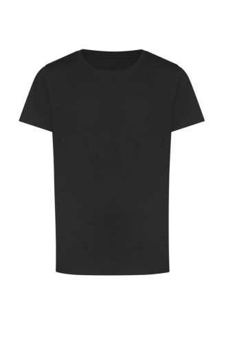 JT100J környakas rövid ujjú gyerek póló Just Ts, Deep Black-XS