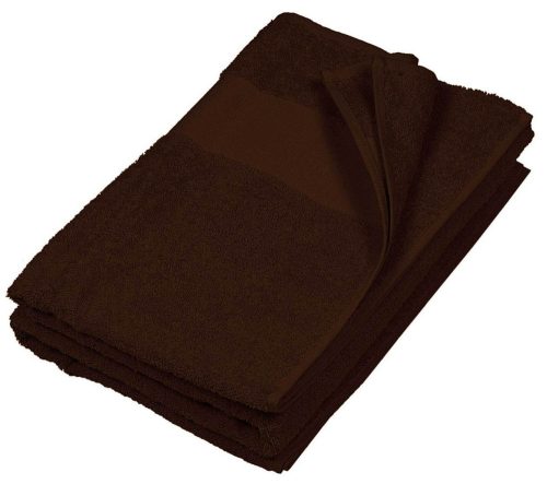 Uniszex  pamut strandtörölköző, Kariban KA111, Chocolate-100X150