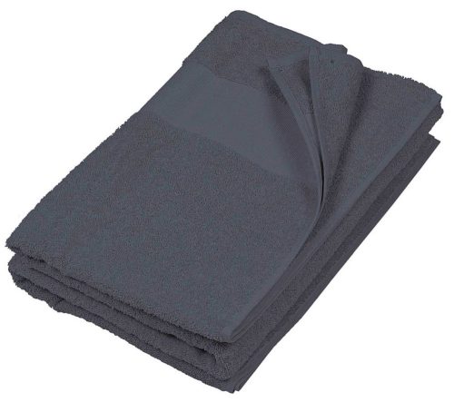 Uniszex  pamut strandtörölköző, Kariban KA111, Dark Grey-100X150