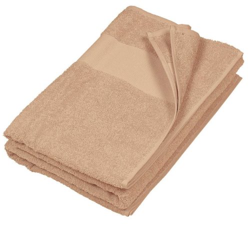 Uniszex  pamut strandtörölköző, Kariban KA111, Mastic-100X150