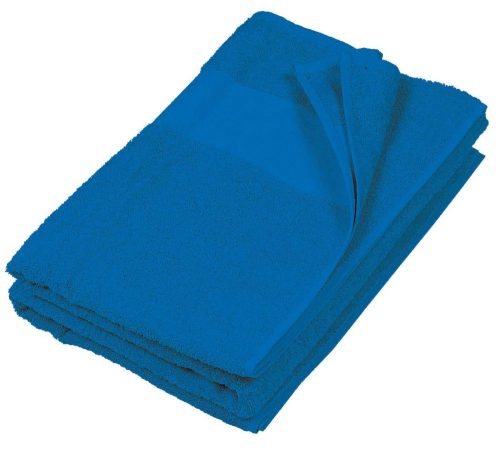 Uniszex  pamut strandtörölköző, Kariban KA111, Royal Blue-100X150