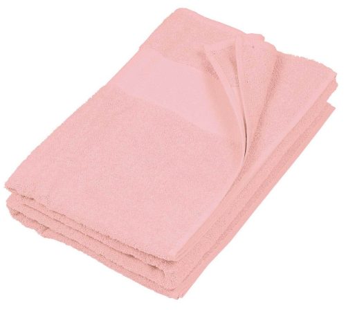 Uniszex  pamut vendég törölköző, Kariban KA112, Pale Pink-50X100