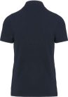 Férfi mandarin galléros rövid ujjú póló, Kariban KA223, Navy/White-L