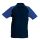 Férfi baseball galléros rövid ujjú piké póló, Kariban KA226, Navy/Royal Blue-L