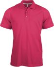 Férfi rövid ujjú galléros piké póló, Kariban KA241, Fuchsia-XL