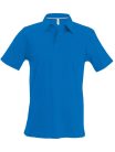 Férfi rövid ujjú galléros piké póló, Kariban KA241, Light Royal Blue-2XL